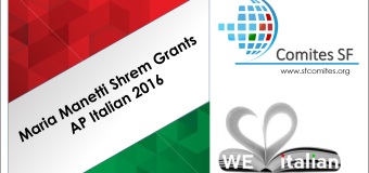 AP Italian 2016 : 48 studenti ricevono la Maria Manetti Shrem Grant