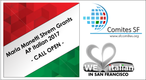 MARIA MANETTI SHREM GRANTS 2017 NOW OPEN